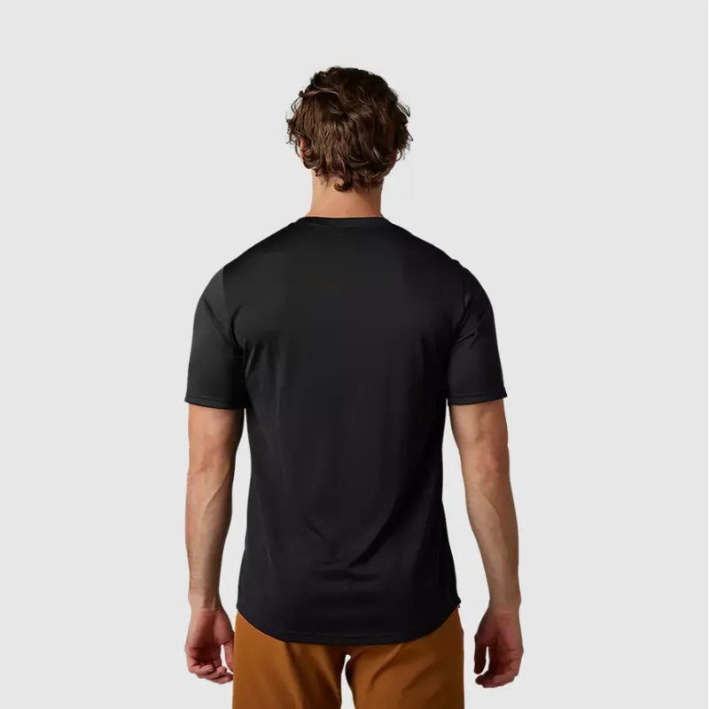 Fox Racing Ranger Tru Dri Short Sleeve Jersey in Black-2